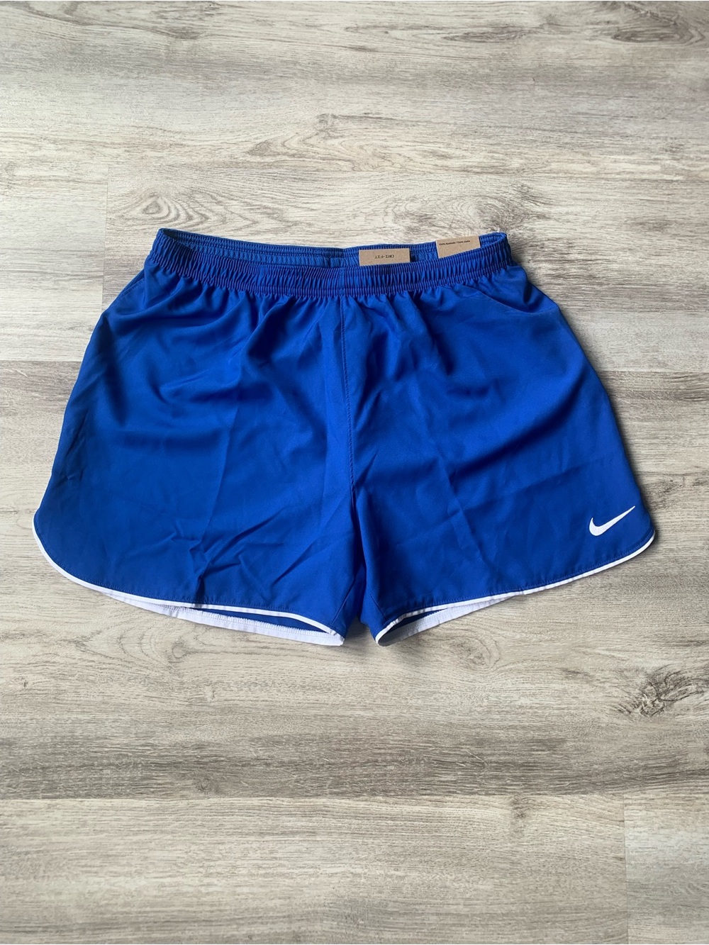 NWT. Nike Women’s Dri-FIT Laser V Soccer Shorts in royal blue